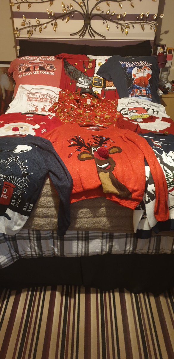 Decisions decisions just don't know what to wear 🤔🎄🎅 <a href="/klempmummydawn/">Dawn Klemp</a> <a href="/JamesTCobbler/">James Timpson</a> <a href="/TimpsonNews/">Timpson Group News</a> <a href="/Woods1Bob/">bob</a> <a href="/RTM41/">R Tempest-Mitchell</a> <a href="/darrenbrowna6/">darren brown</a>