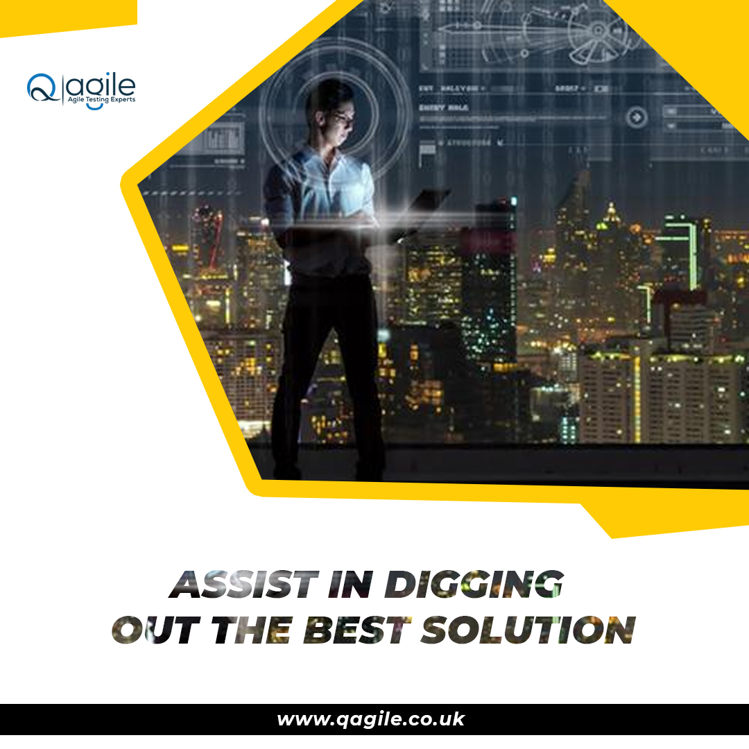 qagile's tweet image. Assist in digging out the best solution. Visit us today for the best QA services for driving your business towards success.

#qagile #agiletesting #agileconsultancy #london #uk #sdet #softwaretesting #qualityassurance #testingautomation #automationtesting #seleniumtesting