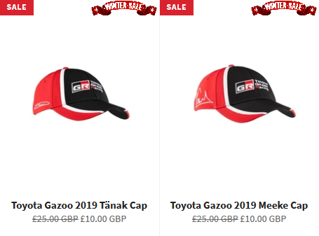 rallyemerch's tweet photo. Massive Christmas savings live right now in the Rallyemerchadise Winter Sale... Choose the perfect last minute gift while socks for the ultimate WRC fan
https://t.co/Bx9e6ZTdoP https://t.co/XyUoeyThht