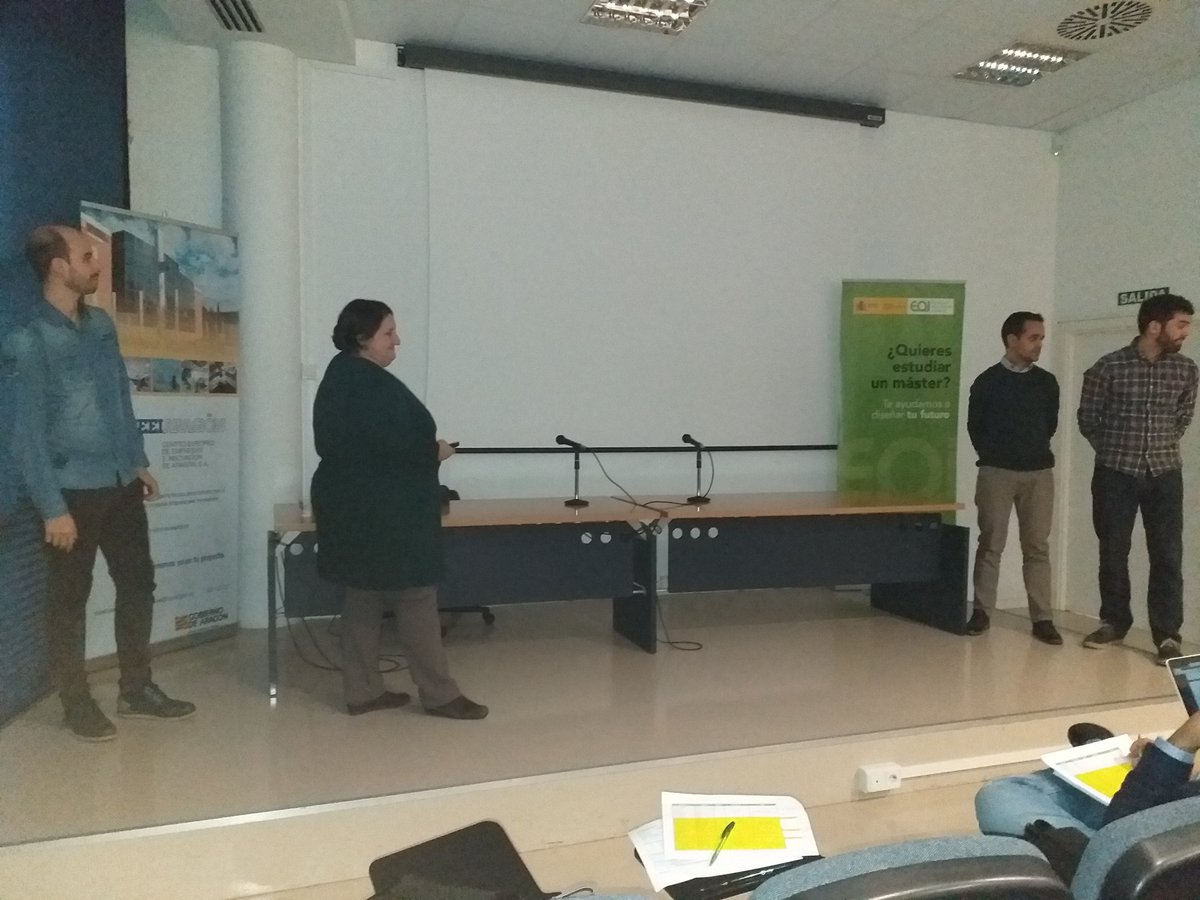 marisolalcala's tweet image. Excelentes profesionales se gradúan hoy en el Máster de Big Data Aragón después de presentar ayer grandes proyectos #mbigdata @eoi