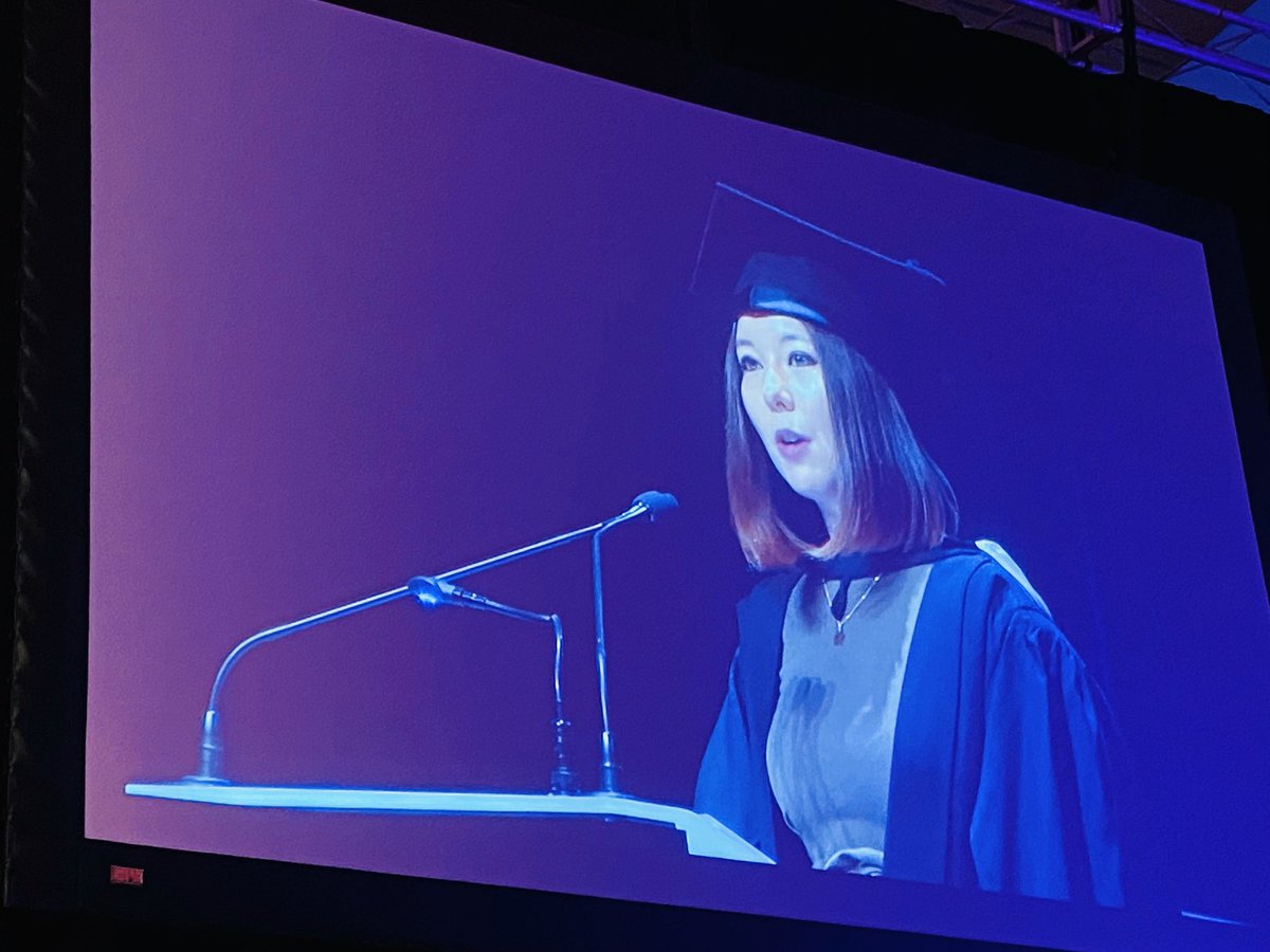 USwithAUS's tweet photo. I’ve said it before and I’ll say it many times more...I’M SOOOO PROUD OF @Janita_EM!!! Public Speaking...☑️! In front of ~400 @UQ_News #BELFaculty graduates and their friends &amp; family, Janita shared her #multicultural success story and she did a magnificent job! Cheers!🥂 https://t.co/yN2kz2Q7id