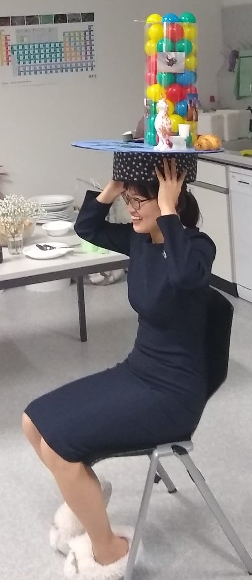 LNM_eth's tweet photo. Congratulations to Yuan, who successfully defended her #PhD thesis and is now officially Dr. Xiao! Her hat included a #highentropyalloy pillar and a giant cat.

We wish Yuan all the best for the #future and look forward to Jon Molina talk today on #combinatorial #nanomechanics. https://t.co/eDZ04pN6PY