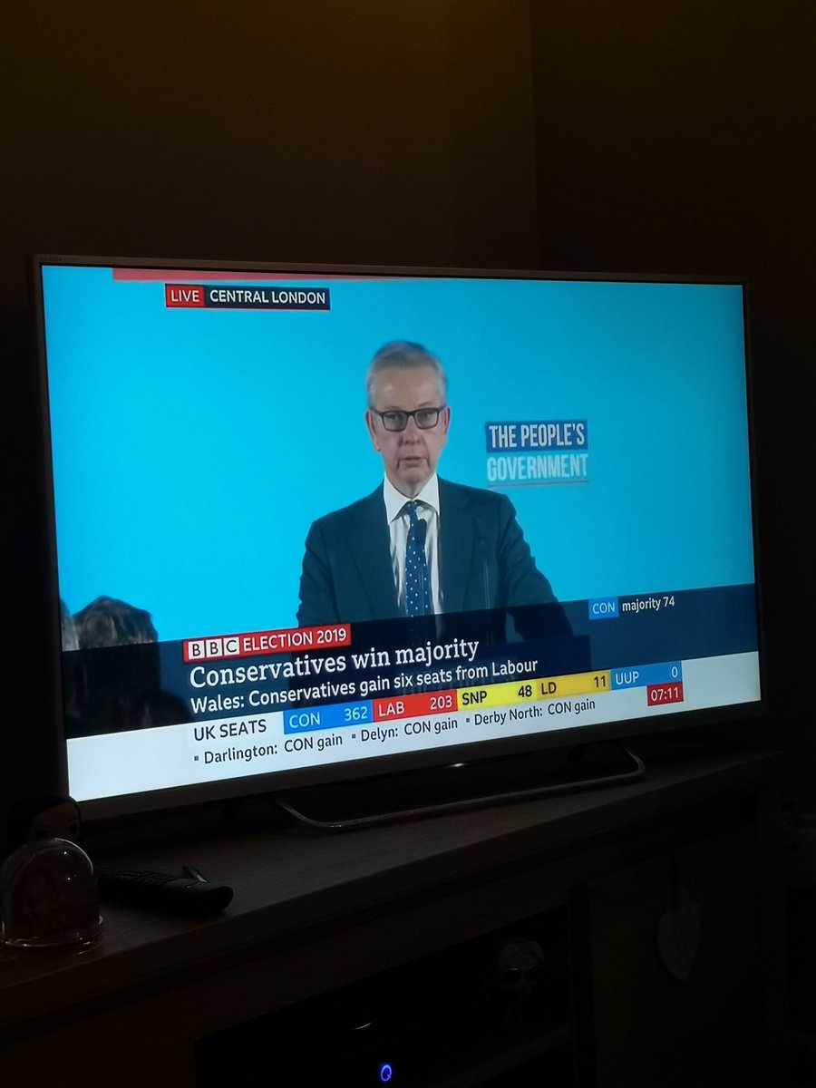 MissFayeBob's tweet photo. After winning with a large majority, the first line of @michaelgove official statement is yet another dig at @jeremycorbyn. As far as I'm concerned, all the Conservatives have done during this campaign is throw mud at Jeremy like some pathetic school boys 😡 #GeneralElection2019 https://t.co/0ydSXRjytY