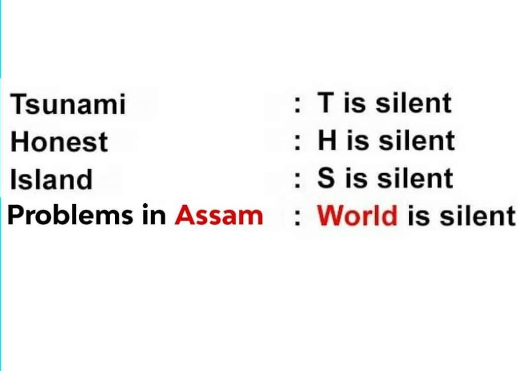 Manjilsaikia13's tweet photo. Why is anyone not paying attention to us ?
Ain't we the part of India ?
Assam is bleeding. 7 killed by police and more than 30 are hospitalized
Nobody cares about us
We need help @ravishndtv @dhruv_rathee @UNHumanRights #NoToCAB #AssamProtest https://t.co/WsKiFkw1Xe