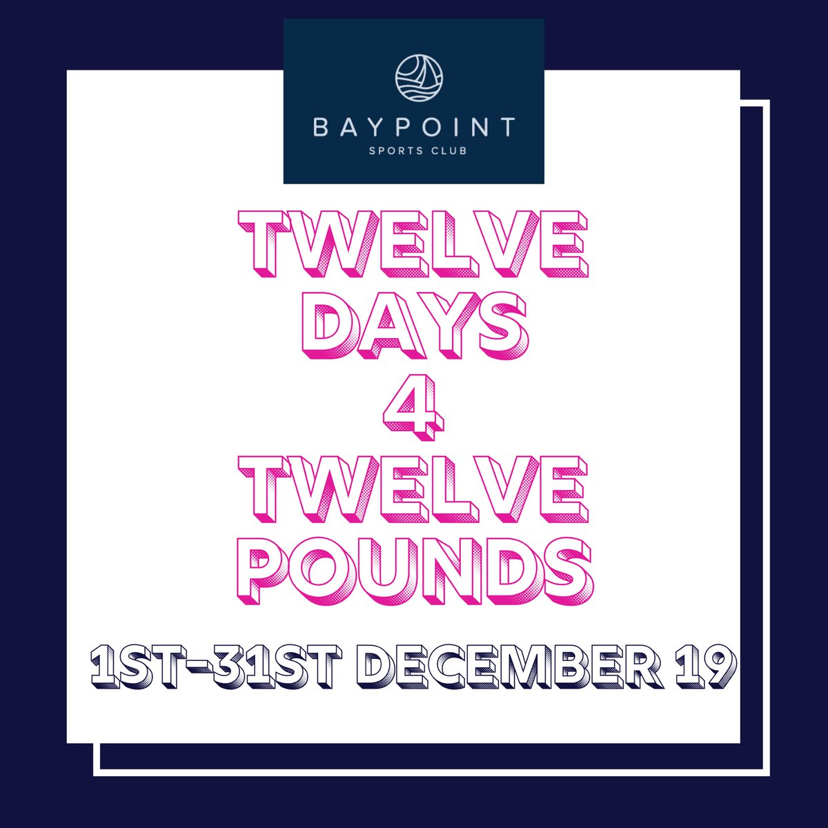 The Christmas Countdown has begun!!! 🎄🎄🎄12 Days to go....Today is your last chance to sign up for our TWELVE 4 TWELVE Membership offer!!! 🤩 See our Reception Team to get signed up!!! 👍 #twelve4twelve #membershipoffer #christmascountdown2019 #morethanjustagym