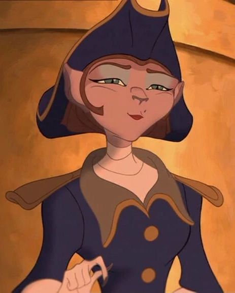 Captain Amelia from Treasure Planet, if you don't love her, you're lying