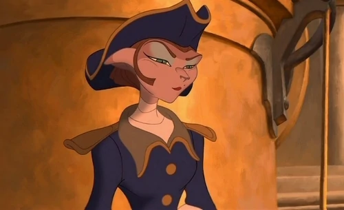 Captain Amelia from Treasure Planet, if you don't love her, you're lying