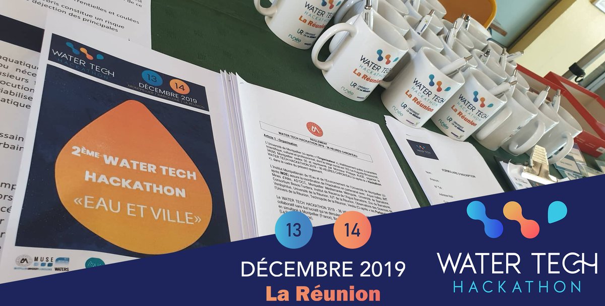 Technopole_974's tweet photo. Tout est en place, on est prêts ✌ , les participants arrivent !!! C'est parti pour le Water Tech Hackathon 💦 36 heures Chron'eau 💦 ➡ Aujourd'hui et demain sur le parc #Techsud https://t.co/77HLEydK6A