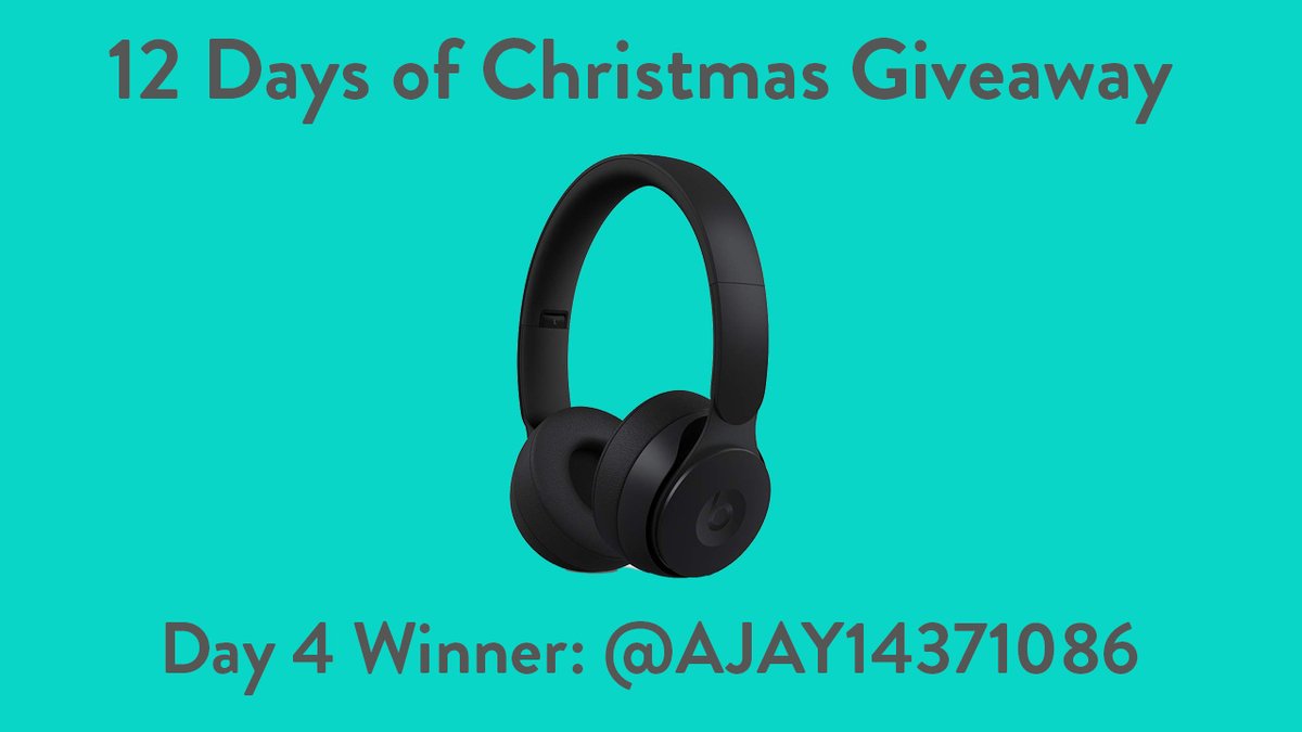 Digivante_Crowd's tweet photo. Congratulations to #12DaysofChristmas Day 4 Winner @Ajay14371086 ! You win a pair of Beats Solo Pro Headphones :D

To win in todays draw, all you need to do is head over to https://t.co/b45YX49MQj and leave a positive review. Good Luck! #JustTesting https://t.co/AXp3eAykoT