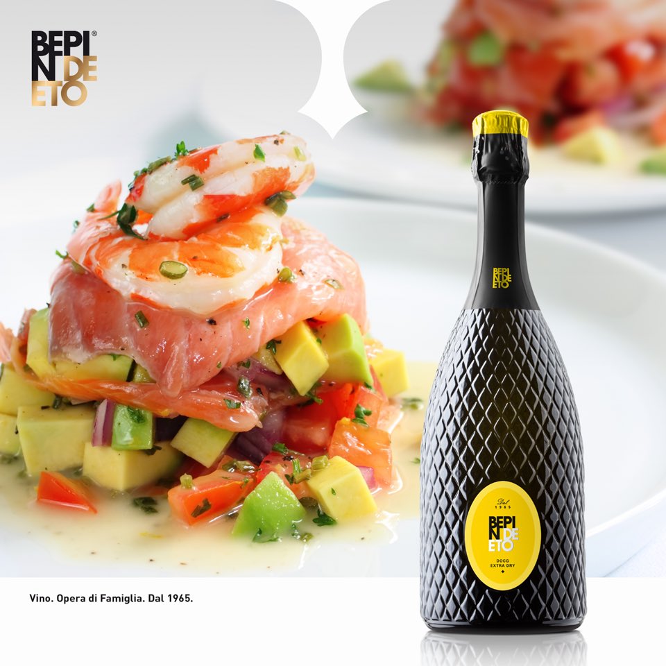 🍾🦞🐟 Dal gusto fresco ed equilibrato, il nostro #ProseccoSuperiore Extra Dry accompagnerà con il suo esclusivo #SparklingPleasure i vostri antipasti della tavola delle Feste a base di pesce, crostacei e molluschi: bit.ly/2YBokfs #BepinDeEto