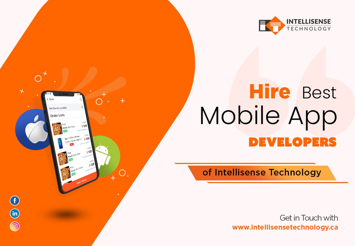 Intelisensetech's tweet image. Hire best mobile app developers of intellisense technology for transforming your manual business into mobile apps. bit.ly/2PjFkEe

#bestappdevelopers #appdevelopers #androidapp #iosapp