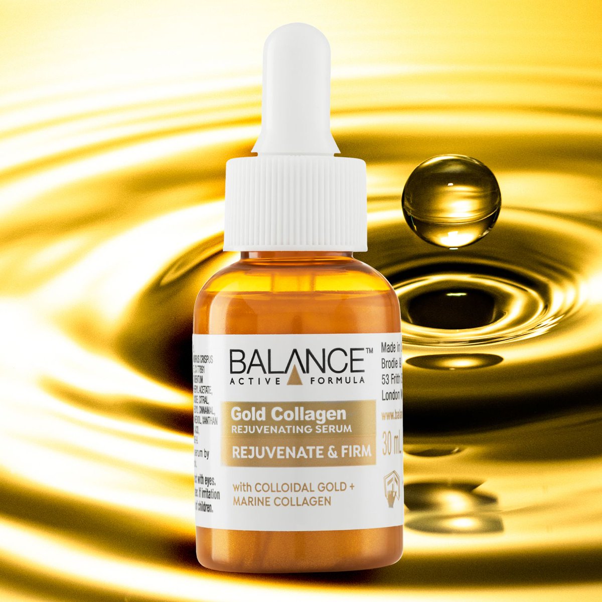 Balanceactive's tweet image. Our Gold Collagen Rejuvenating Serum contains Colloidal Gold, which helps restore the skins normal elastic properties and improves the skin condition which help to give a radiant glow. It also contains Marine Collagen to help smooth and protect skin structure.