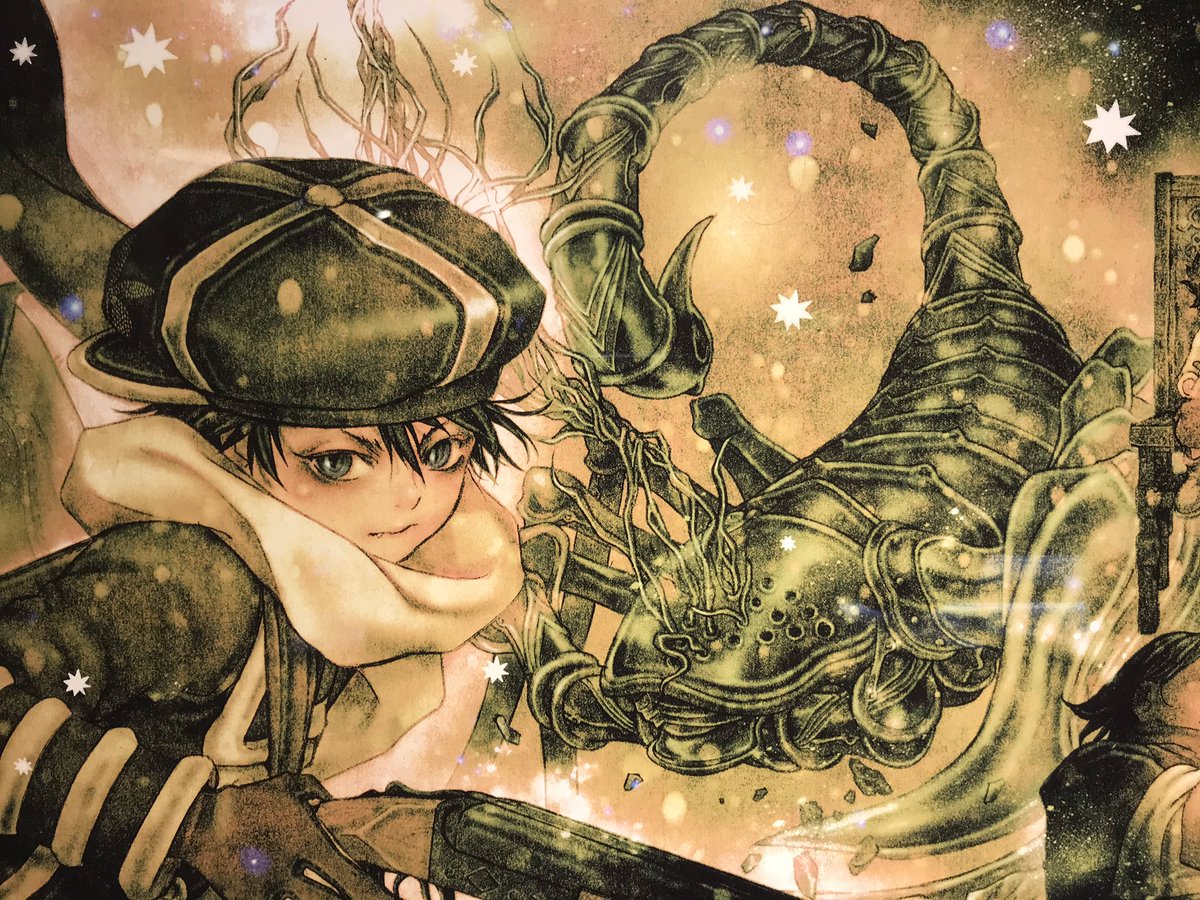 いつものようにこっそり(福嶋さんごめんね)浅田弘幸さんの #テガミバチ原画展Wish を覗く。うああああすごく凄い!美しい!見惚れる!それ以上なにもいうことがありません。こうなると画集2冊買うってのもあながちジョークではなくなりそうです。こういう先生の原稿撮りたかったなあ……!