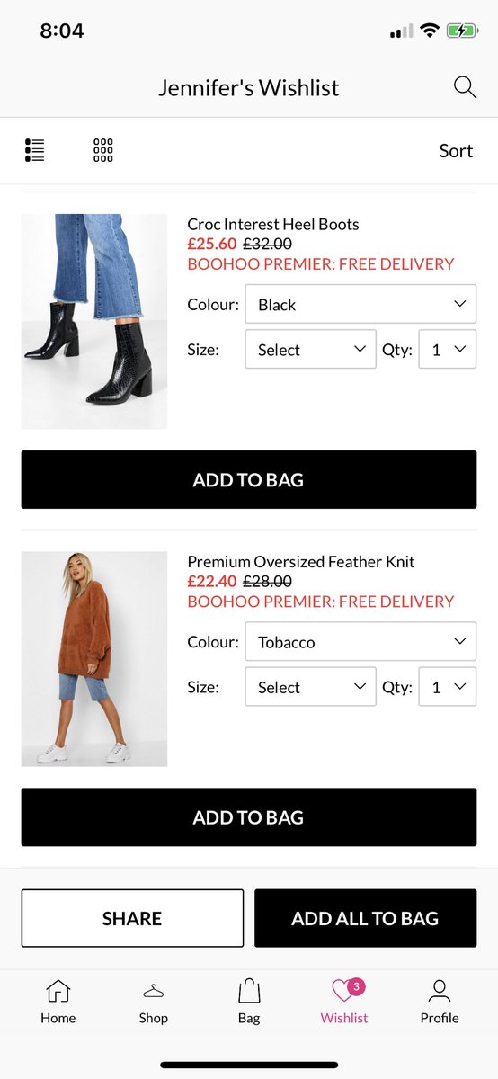 JennySully's tweet photo. @boohoo_cshelp @boohoo Why do you change the prices of things? Pretty sly. https://t.co/CgdJD1GSzc