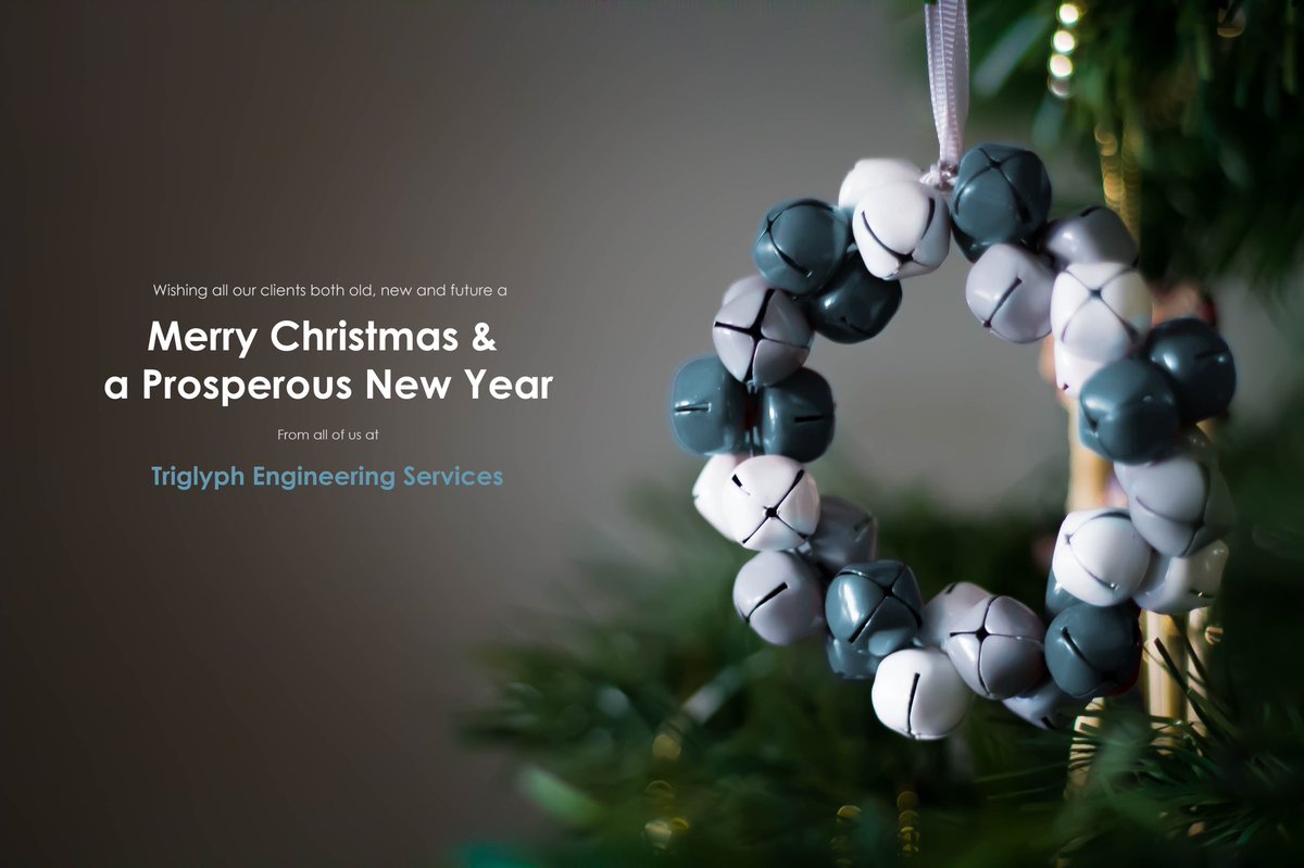 TriglyphEng's tweet photo. @TriglyphEng would like to wish you all a Merry Christmas and a Prosperous New Year. 

Thank you all for your continued support throughout 2019 and we look forward to working with you all in 2020!  

From all at #TeamTES https://t.co/8smtZFW8B4