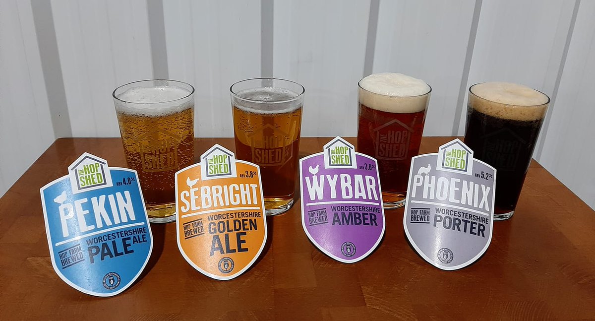 We have a range of beer styles, colours and strengths on draught this weekend, as well as our usual range of soft drinks, wines and ciders. Open 4:30 - 9pm Fri and 2-6pm Sat. Hopefully see you there!
#britishhops #worcestershire #brewerytap