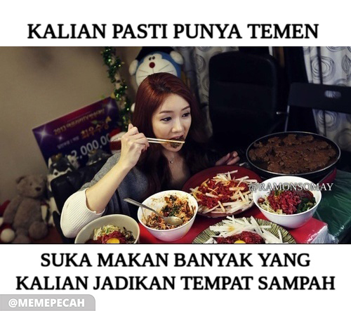 MemePecah's tweet photo. Temen gua doyan makan sama Tulang, soalnya dia orang Batak
#ngakakkocakvideo #memepecah #memes #haha #Dagelan #dagelanjowo #mukbang #korea #pochajjang #makanan #asinan #wtfock #WhatsApp #9gag https://t.co/qly3DpN7qF