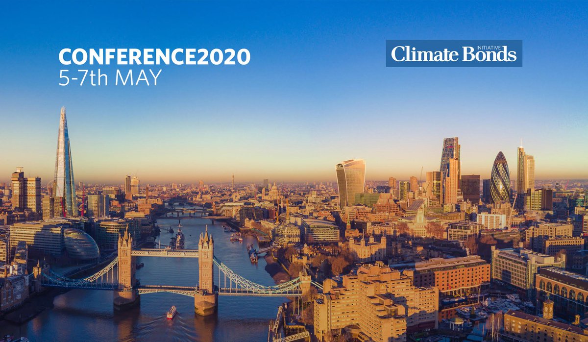 ClimateBonds's tweet image. Conferência e Prêmios Climate Bonds 2020! Nova data: 5 a 7 de maio. Inscrições abertas! Não perca a oportunidade de participar no principal evento de #títulosverdes #finançasverdes do calendário 2020. Mais informações e inscrições: cbi20.climatebonds.net  #guardeadata #londres