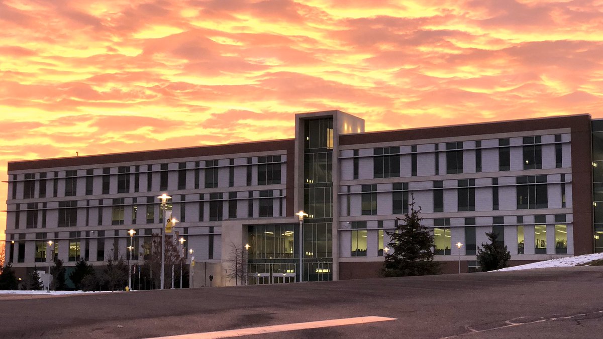 WMUAdmissions's tweet photo. Welcome to Friday of finals week, Broncos! Finish strong and make it a great day. #WMU #FridayThe13th #AroundWMU https://t.co/EcirNqpTN4