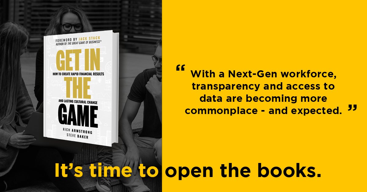 KevinWalterTC's tweet photo. If you've ever wondered how to properly &amp; effectively implement #TheGreatGameofBusiness or #openbookmanagement, Get in the Game guides you step by step. It's the definitive "how-to" for creating rapid financial results &amp; lasting cultural change. https://t.co/N0MC06j7L3 https://t.co/4ow5mRKED0