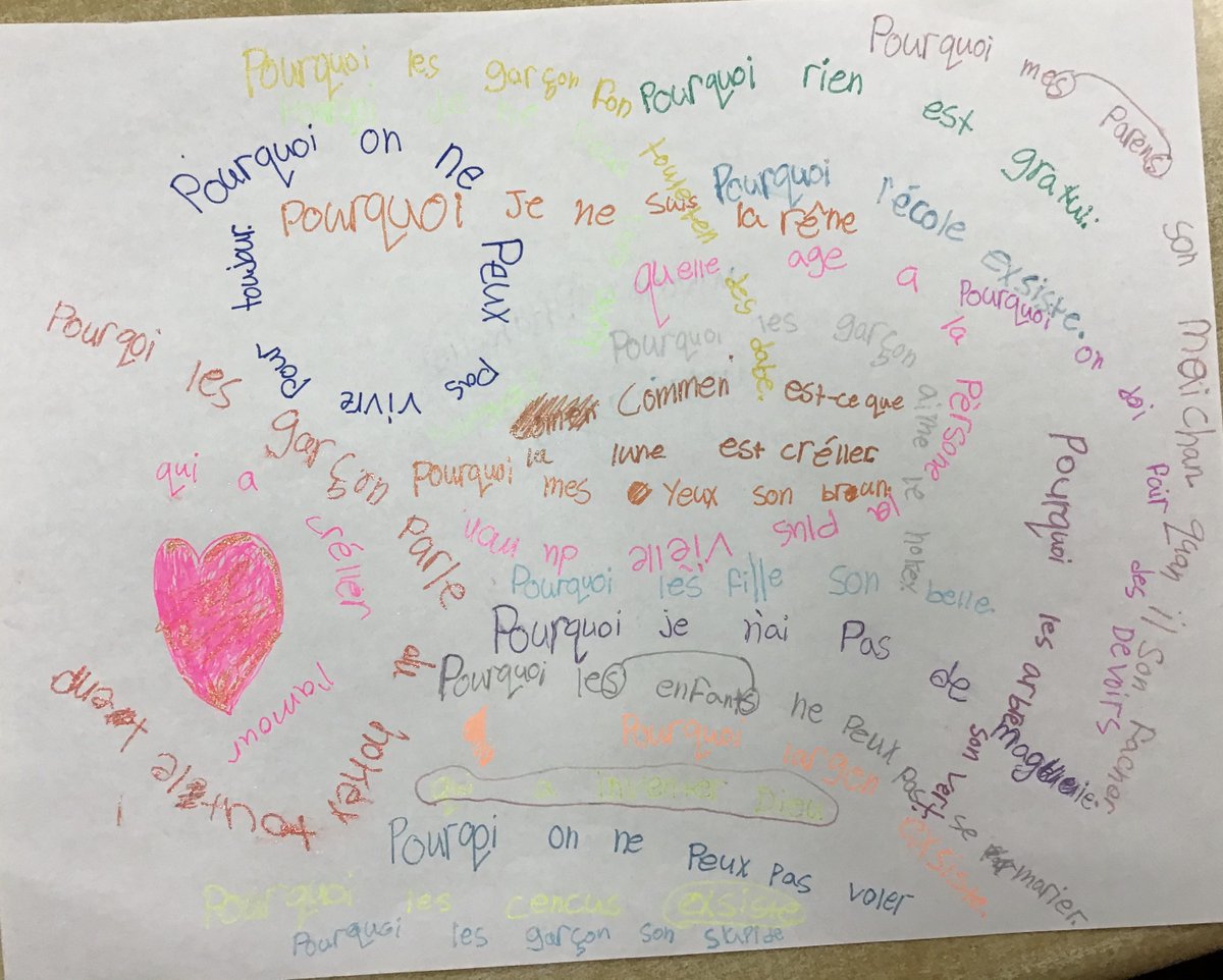 Les élèves au cycle moyen à l’École élémentaire catholique <a href="/SaintsAnges/">ÉÉC Saints-Anges</a> explorent leurs intérêts et leurs passions pendant l’Heure des génies. @CSCFrancoNord