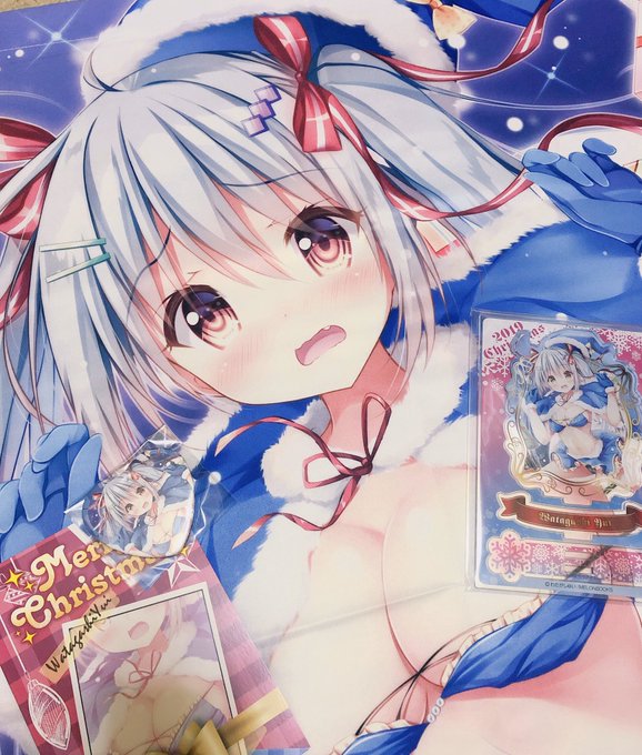 ありがたいことにグッズサンプルいただきました🤶🏻✨  めっちゃ印刷綺麗や!まんま!! サンタっ娘ぜひ迎えてやってください～🥺ジーッ 