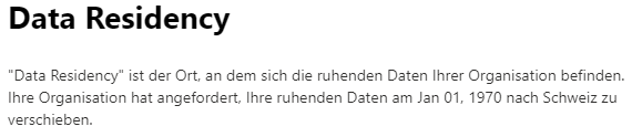 hohenp's tweet photo. Cool! We are moved to swiss cloud in 01.01.1970 😛 #aheadoftime #swisscloud #Office365 https://t.co/R3A4rObhFB