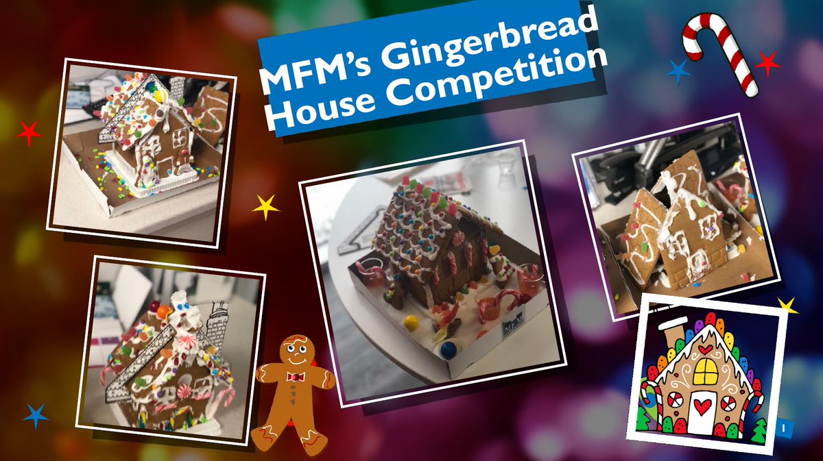 mfmservice's tweet photo. Yesterday we had a Gingerbread House-Making Contest!  Check out our masterpieces :) https://t.co/s18k7Y4ODx