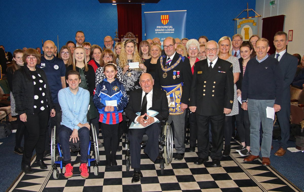 Good causes benefit from £125,000.00 Christmas Present from Northumberland Freemasons northumberlandmasons.org.uk/good-causes-be… <a href="/sanger_george/">George Sanger</a> <a href="/UGLE_GrandLodge/">United Grand Lodge of England</a> <a href="/WorvellMichelle/">Michelle Worvell</a> <a href="/HighlightsPR/">Keith Newman</a> <a href="/Morpeth_Herald/">Morpeth Herald</a> <a href="/alnwickgazette/">Northumberland Gazette</a> <a href="/ChronicleLive/">The Chronicle</a> <a href="/TheJournalNews/">The Journal</a> <a href="/bbcnewcastle/">BBC Sport Tyne & Wear</a> <a href="/Freemasonry2day/">Freemasonry Today</a> #charity