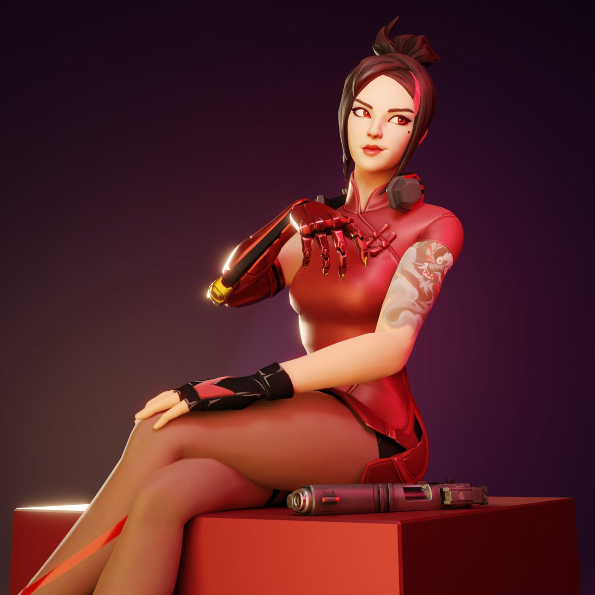 A #Fortnite Demi Render Another version of the Leisure Box render I made to...