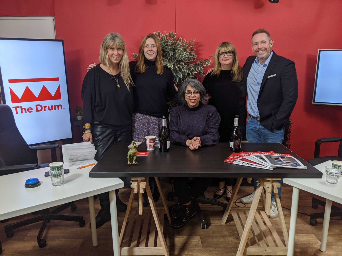 The Drum (@thedrum) on Twitter photo In our final episode of the decade watch us attempt to do a Christmas quiz. 🎅 Hosted by <a href="/SonooSingh/">Sonoo Singh</a> with our contestants <a href="/vonburl/">Karen Crum</a>, <a href="/GarethMercer/">Gareth Mercer</a>, <a href="/Noddynoonah/">Nicky Bullard</a> and <a href="/JaneAus/">Jane Austin</a> #TheDrumShow In our final episode of the decade watch us attempt to do a Christmas quiz. 🎅 Hosted by <a href="/SonooSingh/">Sonoo Singh</a> with our contestants <a href="/vonburl/">Karen Crum</a>, <a href="/GarethMercer/">Gareth Mercer</a>, <a href="/Noddynoonah/">Nicky Bullard</a> and <a href="/JaneAus/">Jane Austin</a> #TheDrumShow