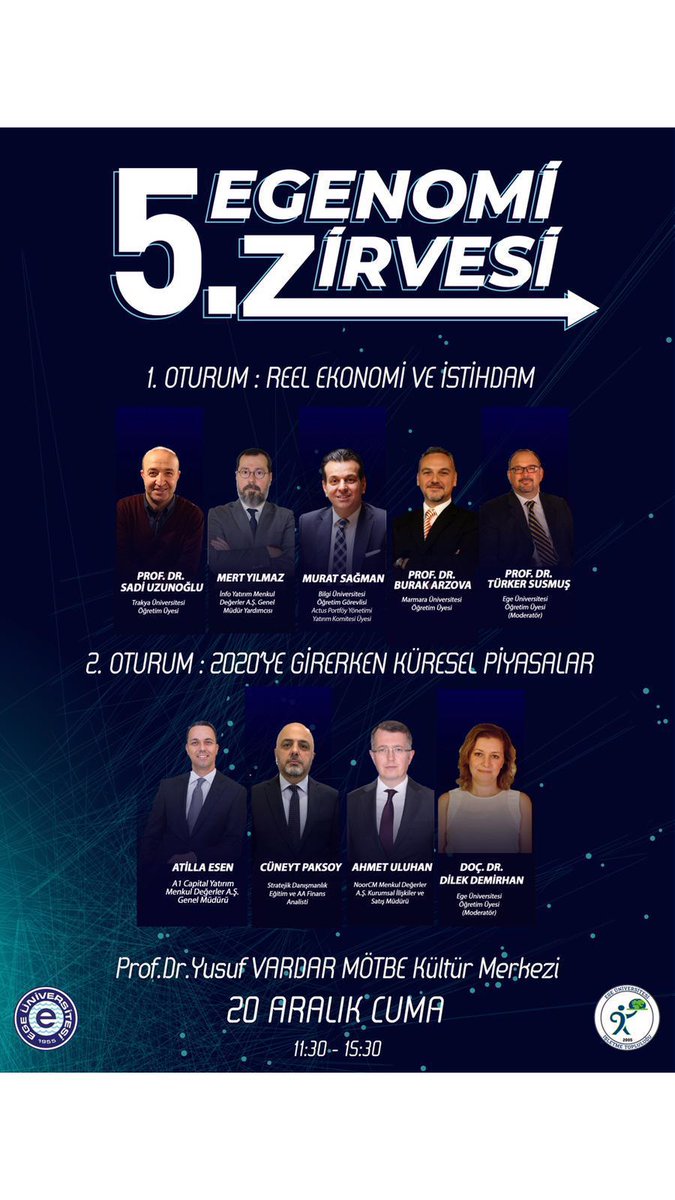 ege_isletme's tweet photo. İçerisi Şampiyonlar Ligi gibi 💪💚💙 #EgenomiZirvesi5 #EgeZirvede https://t.co/TBPReWvZzP