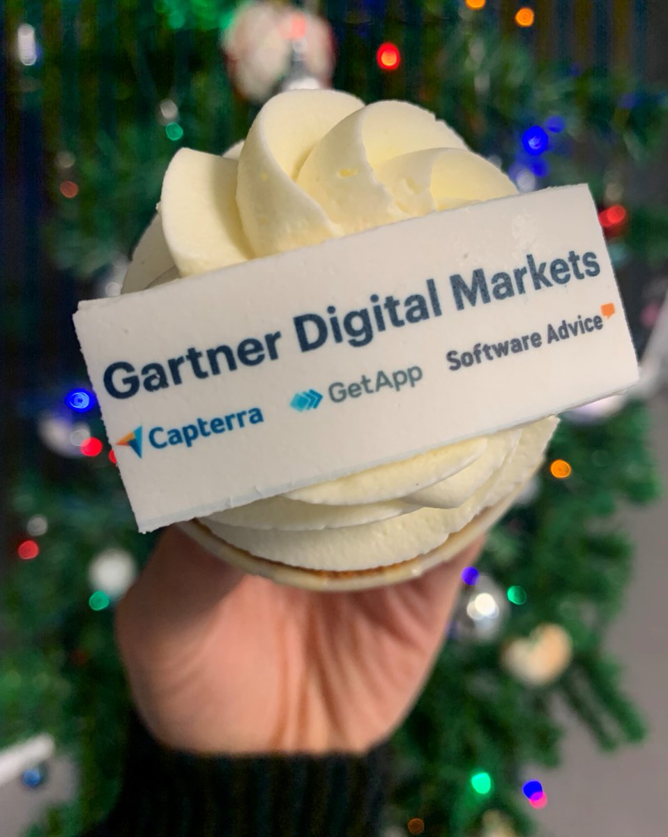 Anna_Hammond0's tweet photo. We're avoiding all Friday 13th back luck vibes at Gartner Digital Markets today. Instead, we're celebrating hitting our revenue targets within 13 months of launching! Always turn a negative into a positive. And always eat cupcakes where possible 🍰🎂. https://t.co/t6a9bittZ5