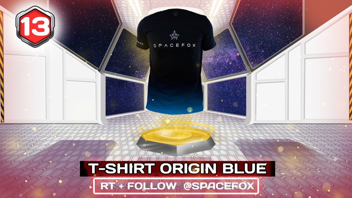 🎁13 décembre !
Tentez de remporter un T-Shirt Origin Blue en RT + Follow <a href="/Spacefox_shop/">Spacefox</a> 
Tirage au sort : demain matin
