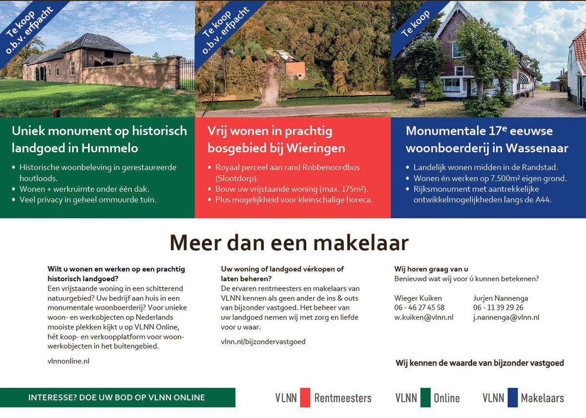VLNNmakelaars's tweet photo. Op zaterdag 7 december 2019 stond VLNN weer met een mooie advertentie in het @FD_Nieuws! We hebben vele mooie en goede reacties gehad, we zijn er erg tevreden over! Heeft u hem ook gezien?

Bekijk onze website om te kijken wat wij voor u kunnen betekenen: https://t.co/DSd1IXyDpo https://t.co/Whwl4nkYb9