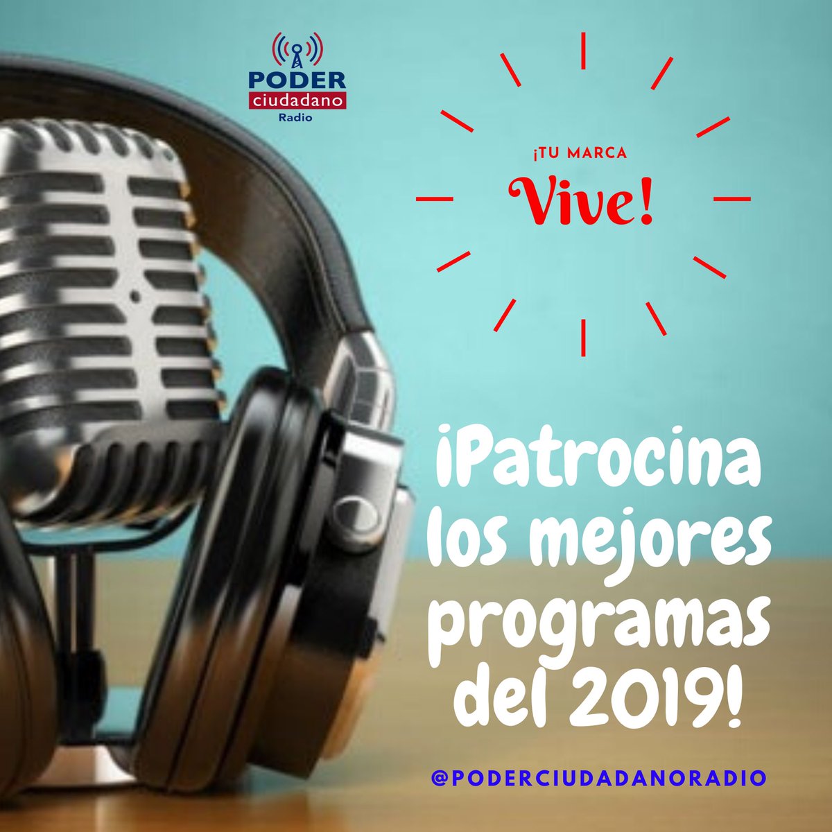 ‼️Aprovecha la estupenda promoción para publicitar tu marca y que esté #enbocadetodos llegando a 168,000 personas al mes. 
🎙Puedes patrocinar un programa y obtener grandes beneficios de difusión a un súper precio. 
📅Esta promoción es válida al 16 de Diciembre 2019. 💰1,850.00