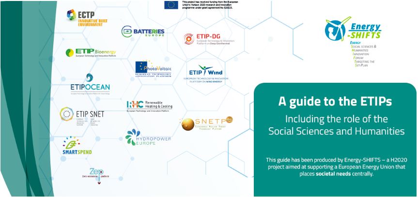 🗣️New #EnergySHIFTS publication. Interested in #ETIPs? This guide aims at introducing a set of European #energy bodies (the European Technology and Innovation Platforms (ETIPs) and related sectorial fora) to new audiences. 
👉energy-shifts.eu/wp-content/upl…
#SMARTSPEND_EU #etippv