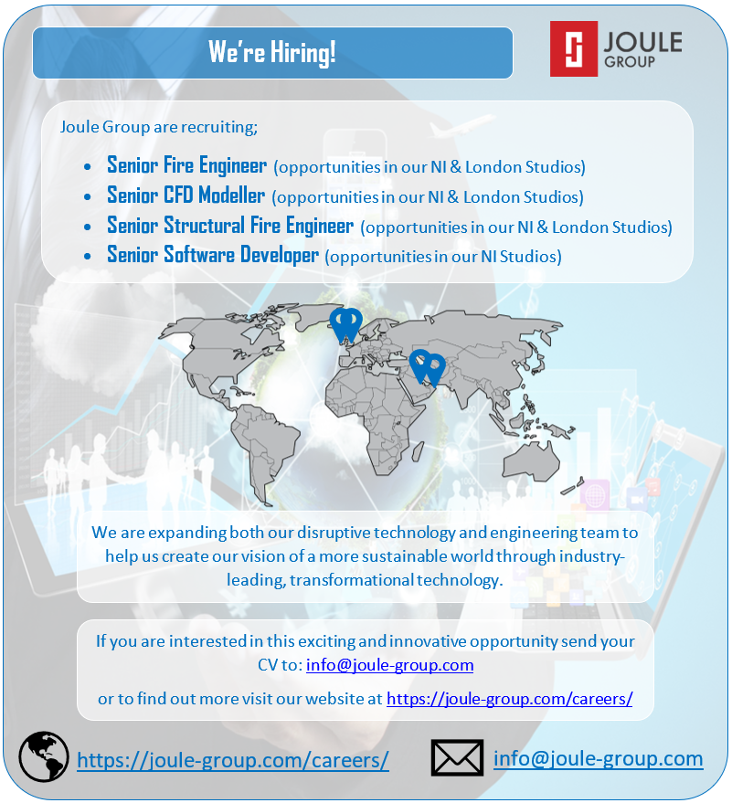Are you interested in doing something different in 2020?
 
Be part of leading the change. Help us to improve fire safety outcomes by disrupting the built environment sector and digitising our industry!

Find out more at joule-group.com/careers/

Join us you must!

#HiringNow