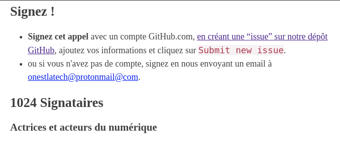 OnEstLaTech's tweet photo. 0b10000000000 signataires ! 🤓✊ https://t.co/TPd49jpIJn