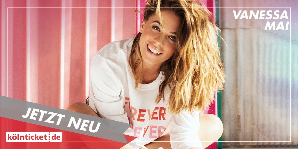 koelnticket's tweet photo. Vanessa Mai - Für Immer Tour 2020! 😊
Im Oktober 2020 kommt @vanessamai mit neuem Album &amp; ihren größten Hits im Gepäck aut Tour! Am 02.10. spielt sie im #MusicalDome #Koeln! Tickets bekommt ihr ab sofort bei uns!

👉👉 https://t.co/5fW0fkyWlT https://t.co/EqqbYCarCp