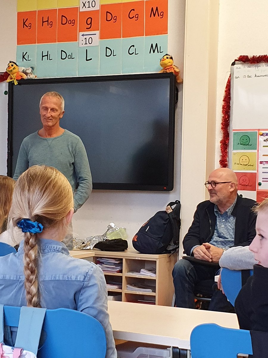 #johanreekers en GeertJan zijn vandaag te gast. Voor de lunch een theoretisch deel met veel ruimte voor gesprek. Na de lunch gaan we voor het praktische deel in de gymzaal. #stichting4Jason #iedereenhoorterbij #handicap