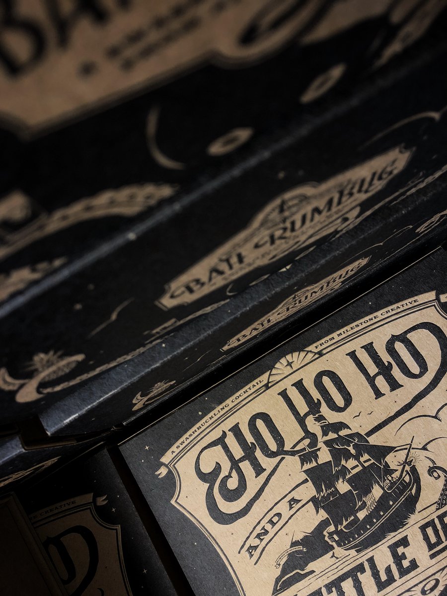 MilestoneOnline's tweet photo. Bah Rumbug! Our 2019 Milestone cocktail is on route to our clients, here's a sneak peek at this years design.😬#bahrumbug #milestonecreative #branding #marketingagency #cocktail #christmas #designagency #marketing #graphicdesign #christmasdrinks #packagingdesign #productdesign https://t.co/5asNpFiAfb