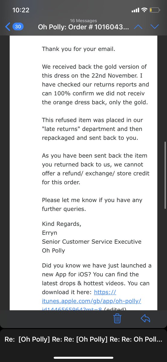 PollyPocketsXO's tweet photo. When oh polly send me back the wrong dress and then lie and say they 100% received the gold dress from me.. here is me in the gold dress back in SEPTEMBER! Shocking customer service! https://t.co/YRs324F9tu
