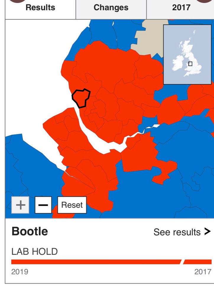 frankcottrell_b's tweet image. Electoral map of a city that boycotts Murdoch