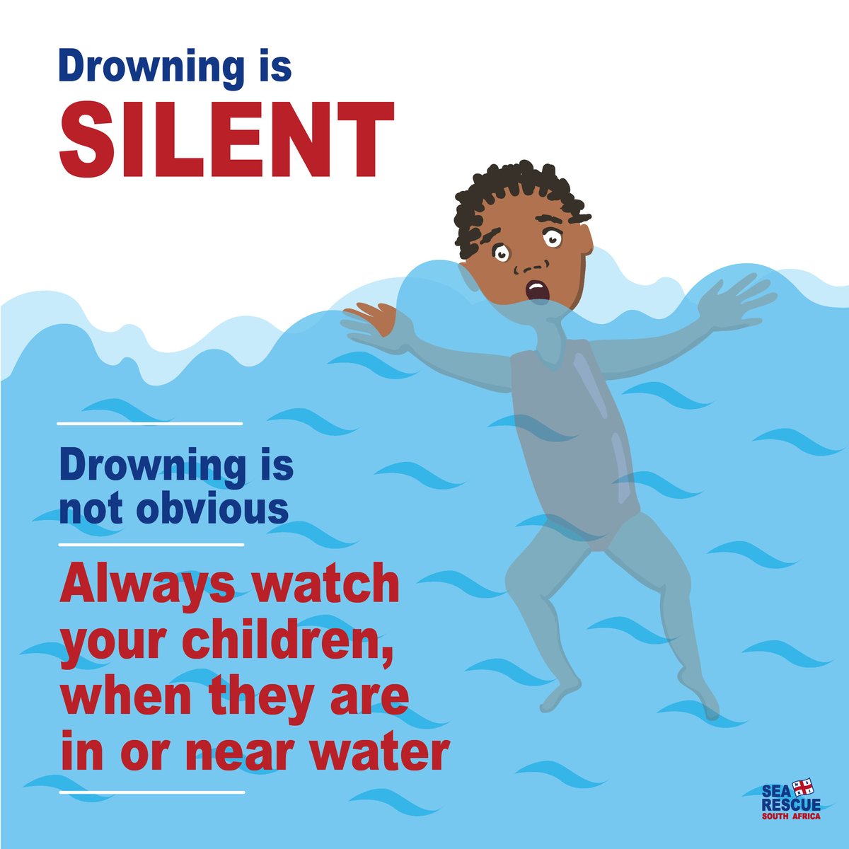 During the school holidays, we ask caregivers and parents to be especially vigil. Never leave a child alone in or near water. Not even for a few seconds. Drowning is silent.
Please watch your children at all times....
ow.ly/oTCP50xzcq7