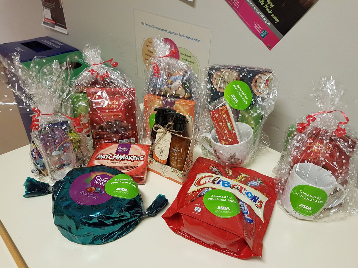 Cheeryone300's tweet photo. Thank you to @asda st leonards dunfermline for your kind donations to our christmas raffle at Whitefield assessment and rehabilitation centre Qmh much appreciated https://t.co/tz5uRewsPk