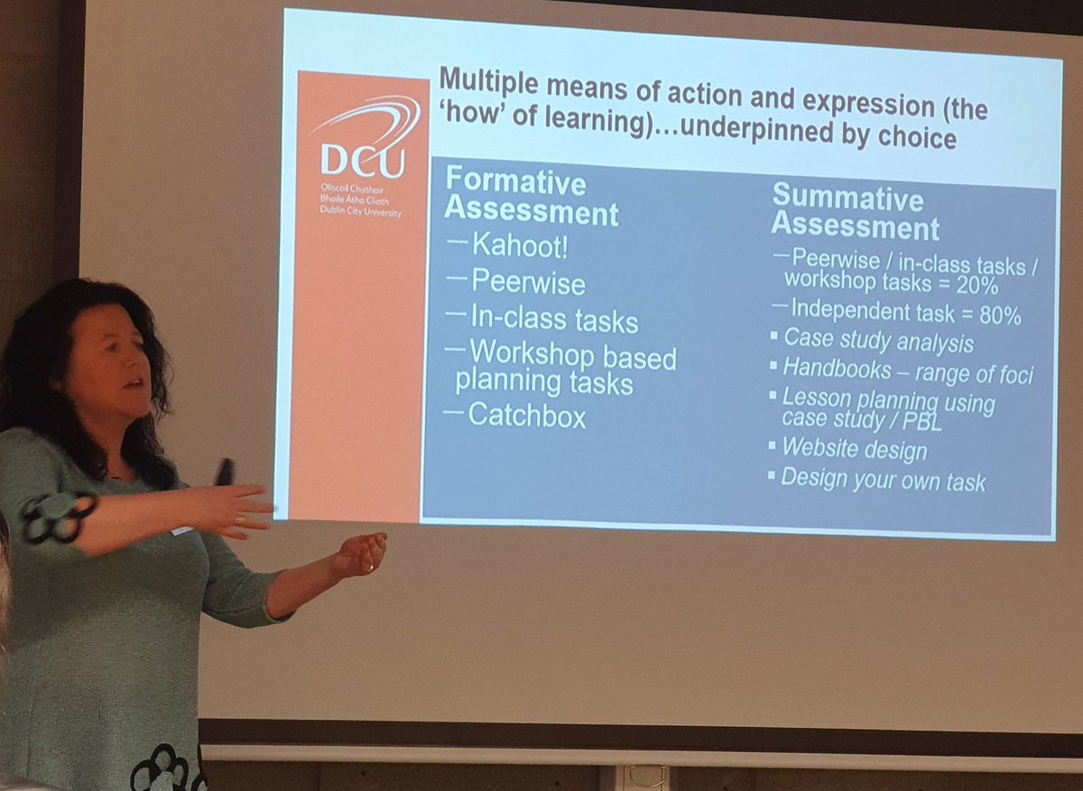 sineads215's tweet photo. Using the UDL Framework to develop summative assessment in large class context @REAPmidwest @ICEPConference @CTLUL https://t.co/f2NmpG0paD