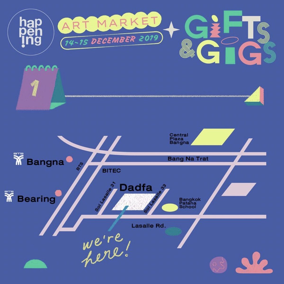 beforeweekend_'s tweet photo. 🛋 มาส่งท้ายปีไปกับงาน ~
Happening Art Market : Gifts and Gigs
ตลาดนัดศิลปะ หลากหลายความน่ารัก ・ในวันที่ 14-15 ธันวาคม 2562 ・ดาดฟ้า ลาซาน 33 ใกล้ bts แบริ่ง
ดูรายละเอียดเพิ่มได้ที่ @happening_shop
#happeningartmarket #dadfa
💖💖💖💖💖💖💖 https://t.co/wqROurOUMT