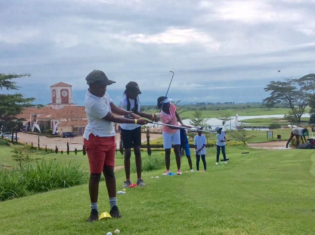 It's #SerenaJuniorTourneyAndCamp day 1 #GoodWeather #LessWindy for the best #GolfSwing  #Shots and  #Putts
Good luck to all the #JuniorGolfers and beginners from 🇺🇬 and 🇰🇪