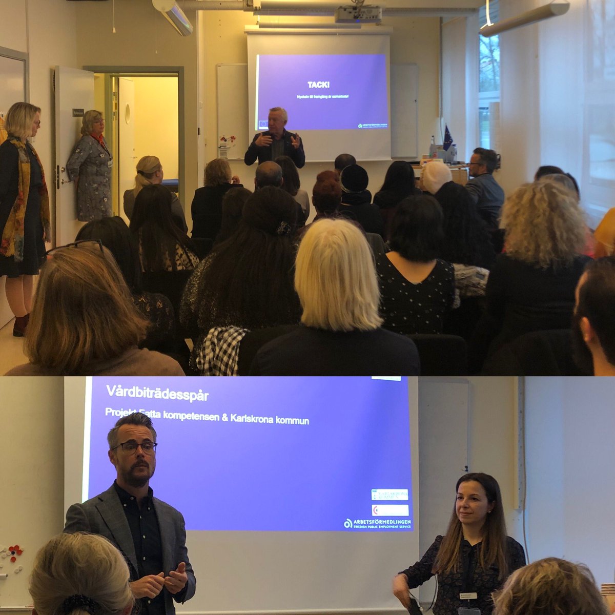 Examensdag för ett gäng vårdbiträden inom Karlskrona kommun! Stort lycka till i arbetslivet.  #arbetsformed #fattakompetensen #jobbspår #karlskronakommun